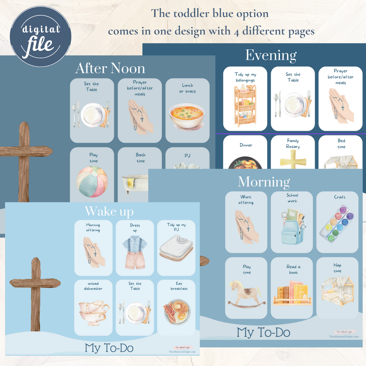 Reusable Kids’ Weekly Progress Tracker with Faithful Focus - from toddlers to high schoolers