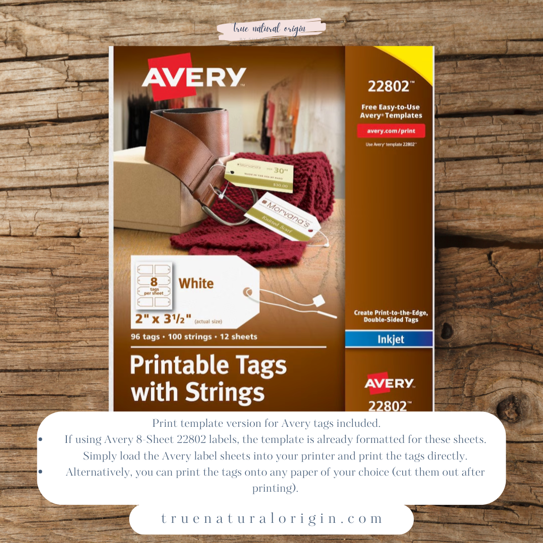 Instant Download Editable Christmas Gift Tags